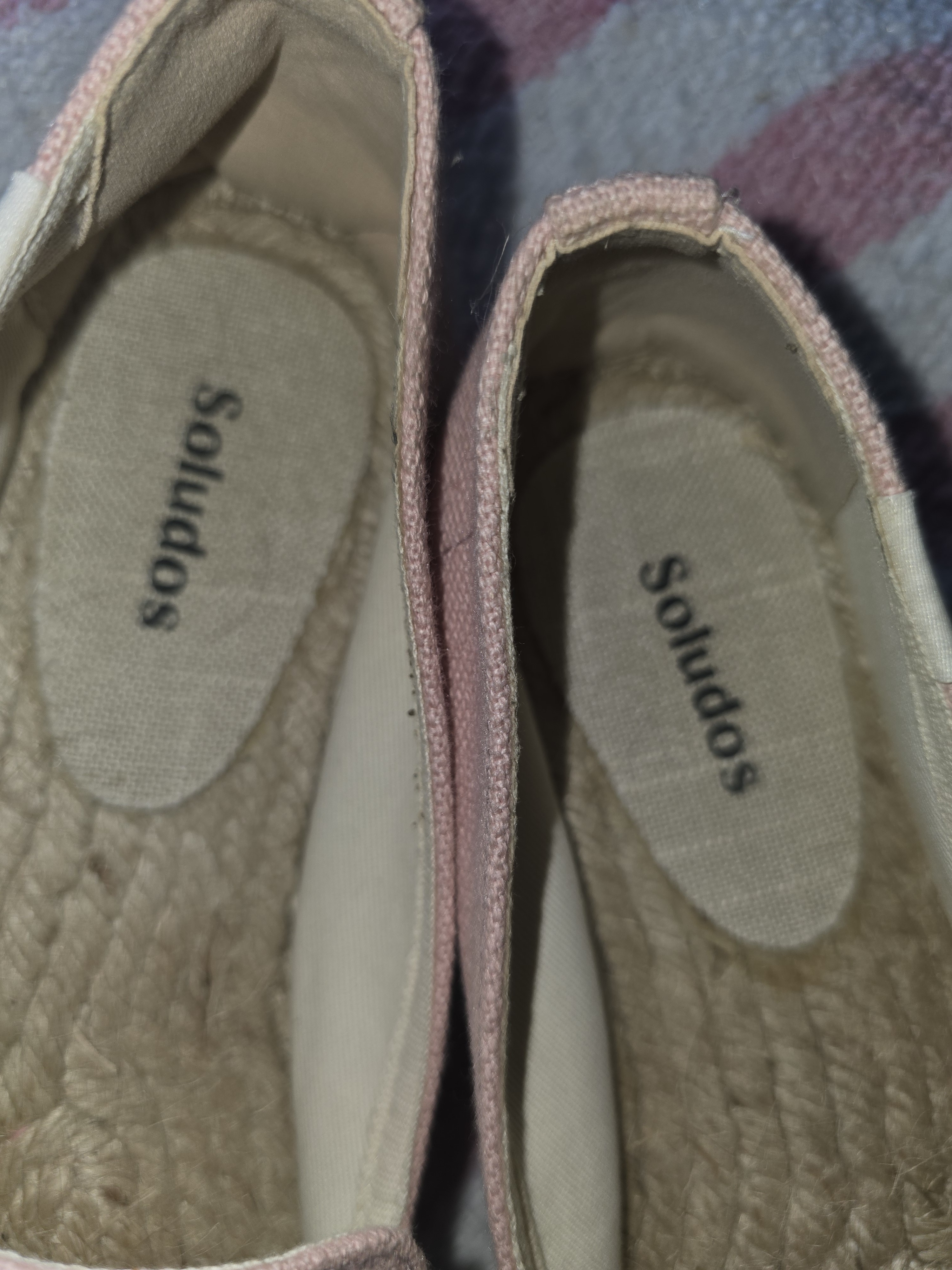 Soludos Pink 'Ciao Bella' Canvas Espadrilles - Women's Size 8 — image 5 of 8